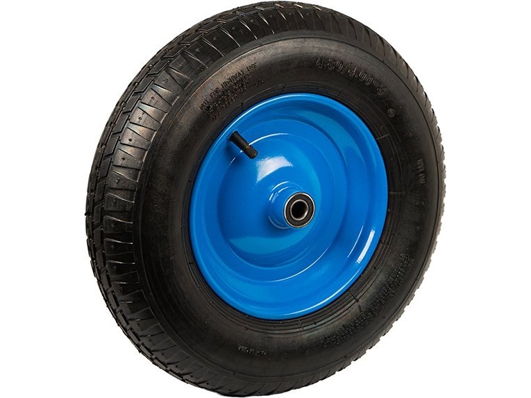 Blæsehjul 39cm til trillebørvogn 390x92 4.80/4 blå