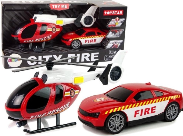 LeanToys polisfordon helikopter och bil | Hobby - Modellbygge - Plast Byggmodeller - flyg | GameStuff