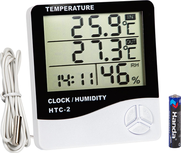 Blow 50-323# Thermo-Hygrometer Htc-2 Vejrstation