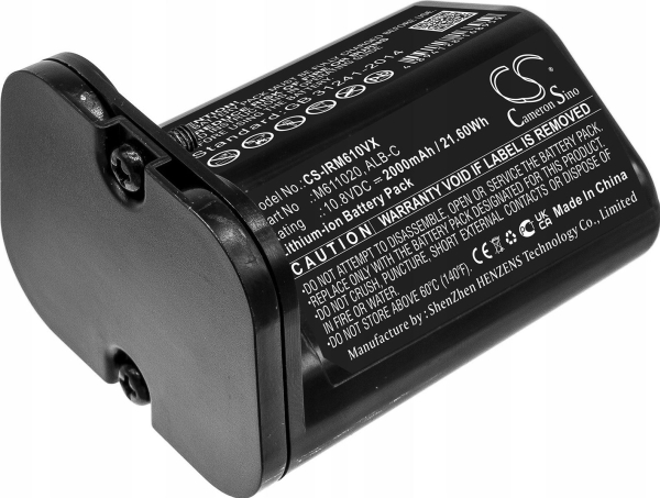 Akku Cameron Sino Akku Typ Alb-C M611020 Abl-C Für Irobot Braava Jet M6 M611020 / Cs-Irm610vx