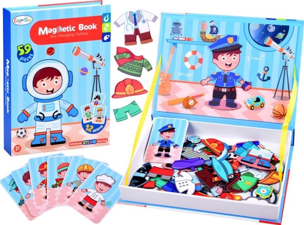 Jokomisiada magnetisk puslespil ZAWODY 59 brikker ZA3765