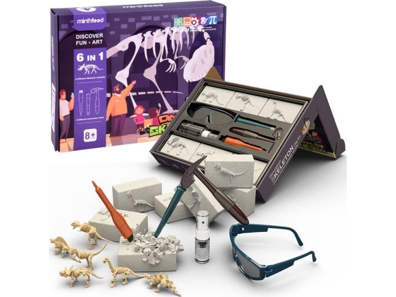 Yokomisiad-udgravning Dinosaurer Tyrannosaurus Rex 6in1 ZA4393