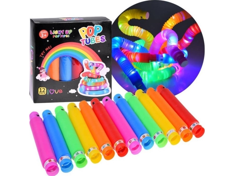 Yokomisiada POP TUBE sanserør lysende LED 12stk ZA4709