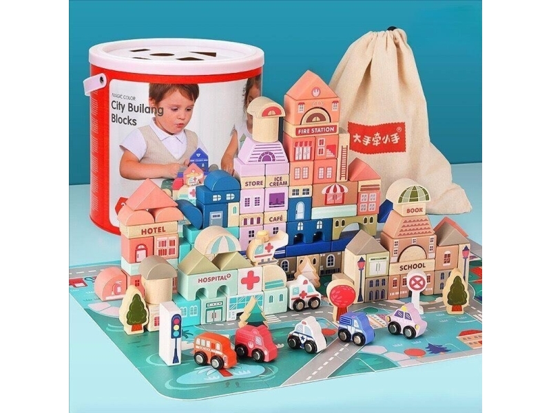 RoGer Wooden City 115pcs