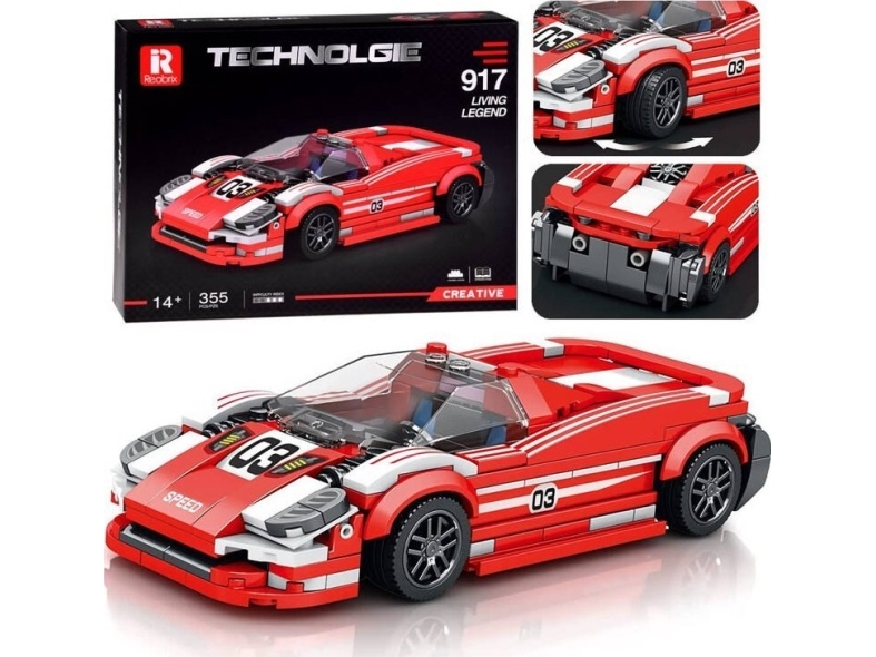Jokomisiada Sports Red Car 917 Tekniske blokke 355 ele ZA4754