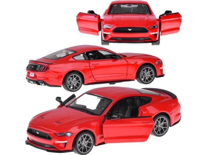 Jokomisiada Metal modelbil 2018 Ford Mustang GT skala 1:34 lys lyd ZA4616