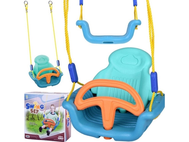 Jokomisiada komfortabel gyngestol til børn + ryglæn og barriere SP0756