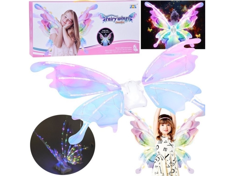 Yokomisiad fe-vinger til sommerfugle, alfer, feer Lysende led-vinger ZA5001