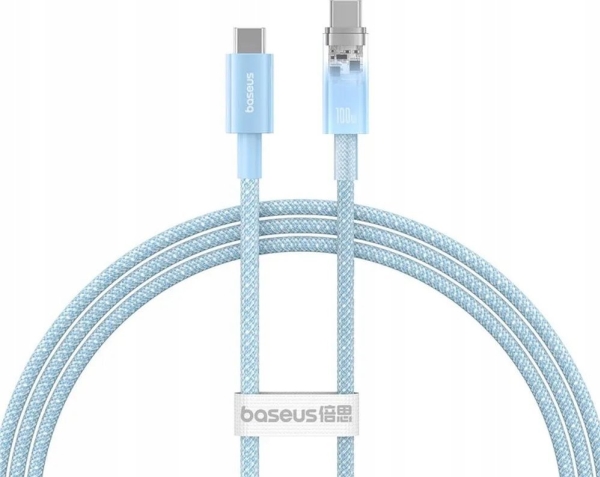 Baseus Usb-Kabel Usb-C - Usb-C 1 M - Blau