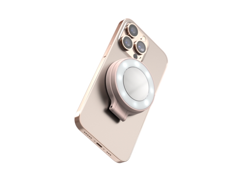 Shiftcam Snaplight, Selfie Light, Rosa, Alle Merker, Iphone 14 Pro Max, Iphone 14 Pro, Iphone 14 Plus, Iphone 14, Iphone 13 Pro Max, Iphone 13 Pro,..., Led, Batteri