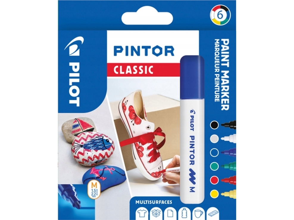 Pilot Pintor Kreativmarker 4.0 - 12.0 Mm Mehrfarbig