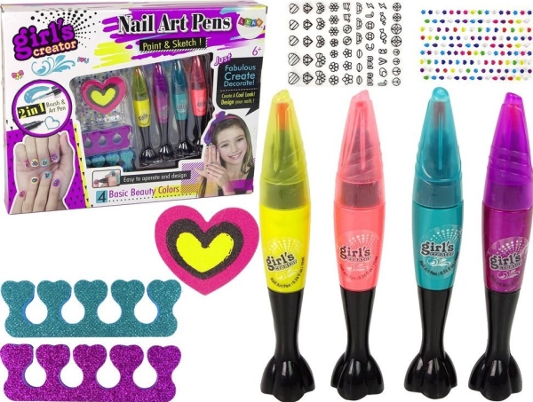 Leantoys Nail Painting 4 Pens