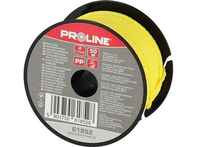 PRO Murarsnöre 1,7mmx50m gult proline | N - A | GameStuff