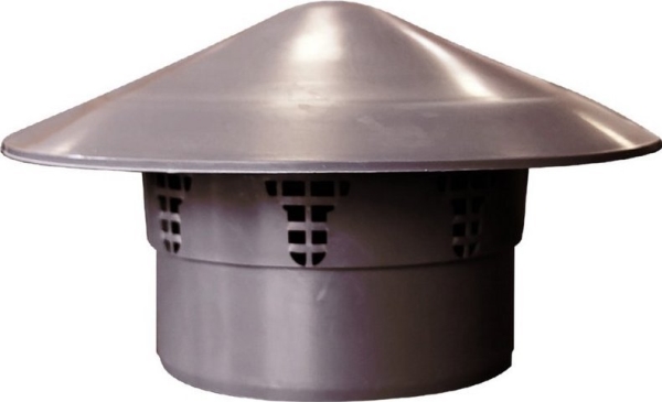 UN VENTILATOR FI PVC 110 BRUN