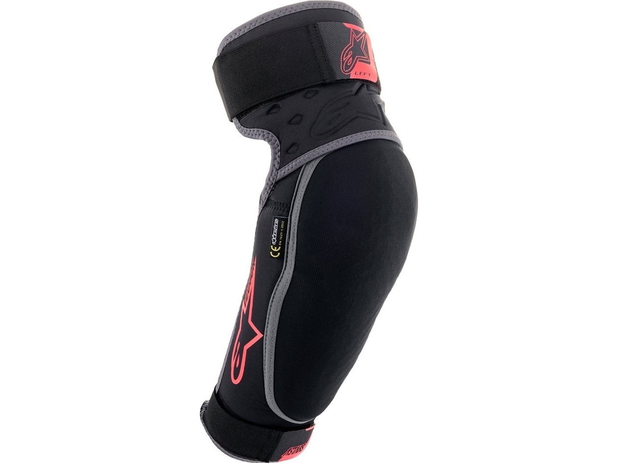 Alpinestars armbågsskydd ALPINESTARS VECTOR ELBOW PROTECTORS, Svart Antracit Röd, Nivå 2 skydd Storlek: L/XL | Cykling - Kläder - Skydd | GameStuff