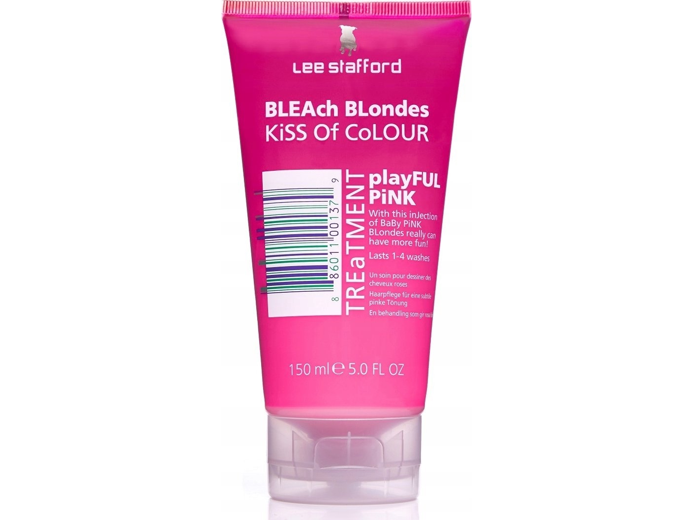 Lee Stafford Lee Stafford Bleach Blondes Kiss Of Colour Temporary Colour Treatment - Playful Pink | Hårvård - Hårprodukter - Schampo - Behandling av hår | GameStuff