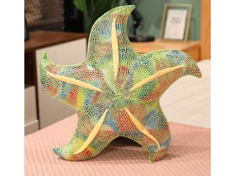 Lean Toys Pliušinė Jūrų Žvaigždės Pagalvė Vaikams 45X30x15 Cm