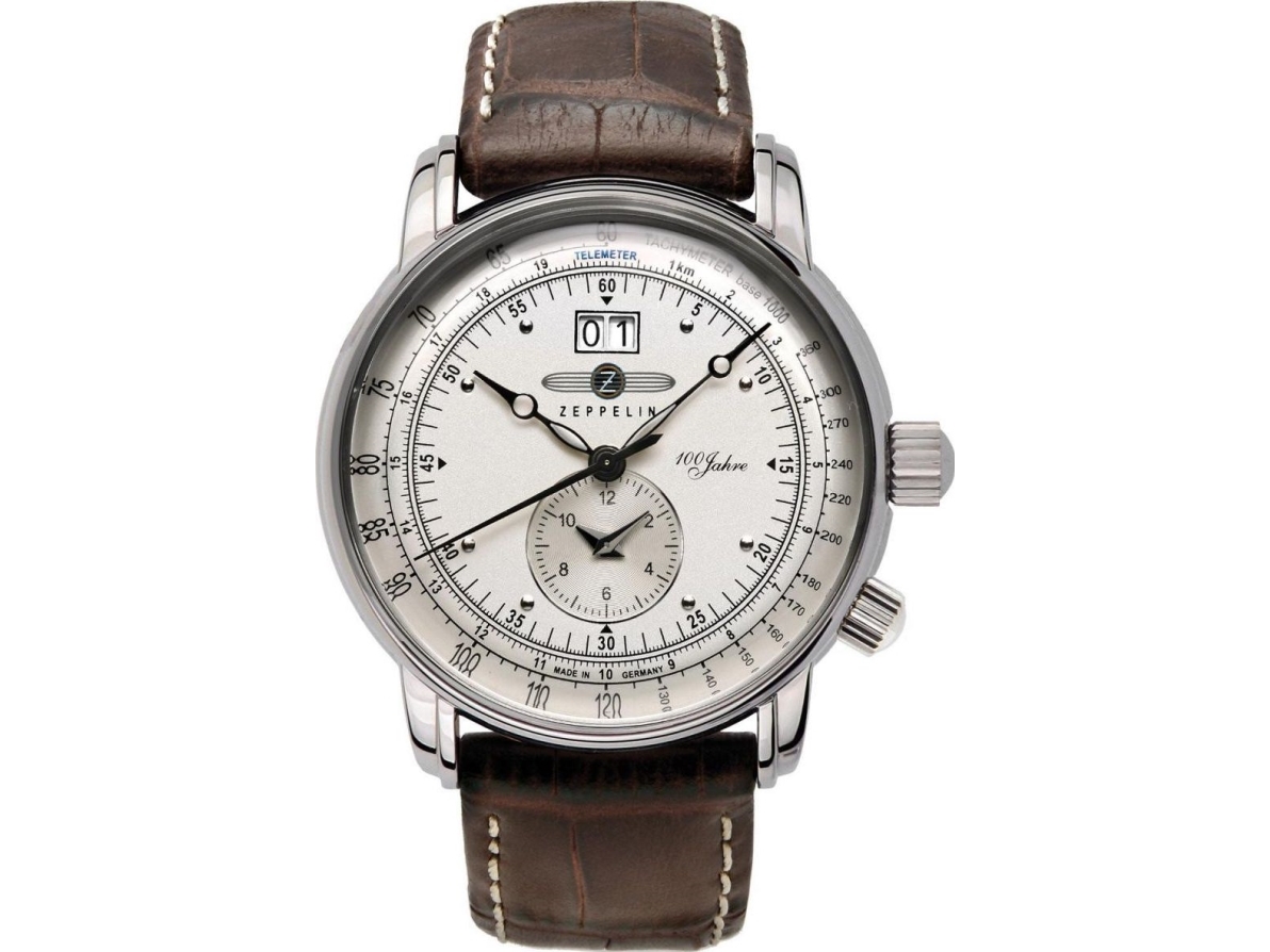 Zeppelin 7640-1 Armbanduhr Hanstik Quarz Silber