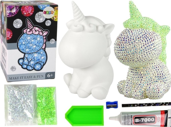 Leantoys Einhorn Diy Diamanten Kristalle Grün