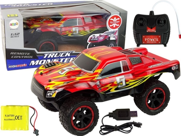 Lean Toys Nuotolinio valdymo automobilis Leantoys, raudonas