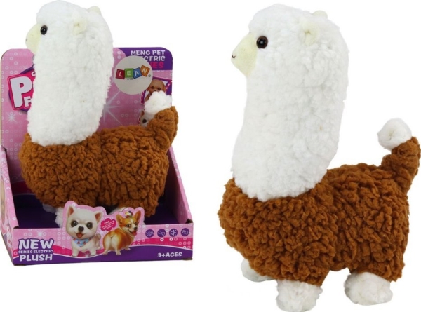 Leantoys Interaktiv Lama/Alpaka Legetøj 23 Cm