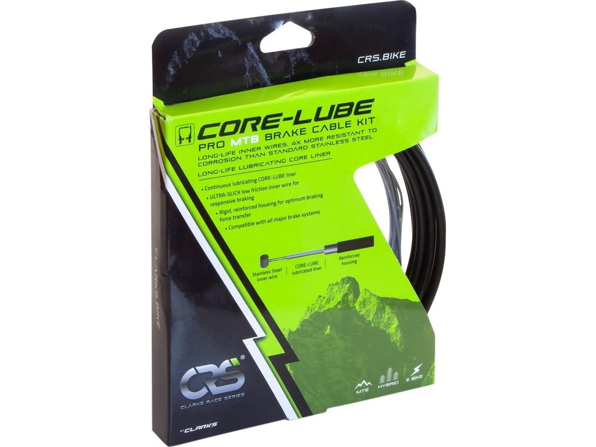 Clarks Core-Lube Pro Mtb Bremsesæt Kabler Med Kappe Clarks Race Series