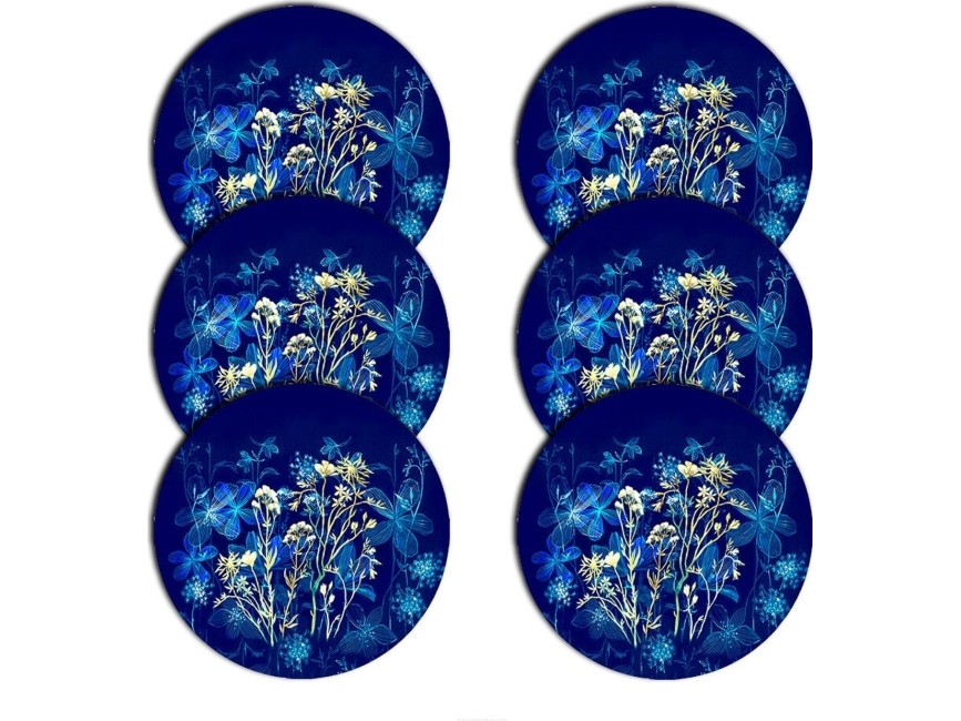 Bertoni sæt bordskånere til runde borde 6D - MIDNIGHT