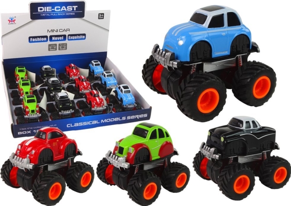 Leantoys Metallauto Groß Räder Verschiedene Designs Hxhg08
