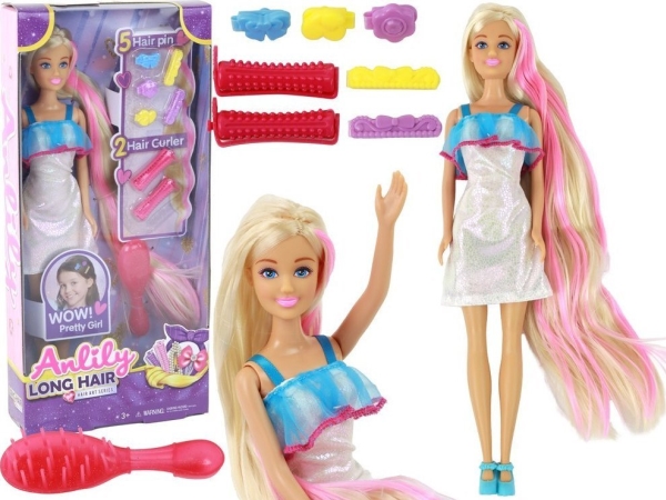 Leantoys Anlily Lange Blonde Haare Styling Puppen