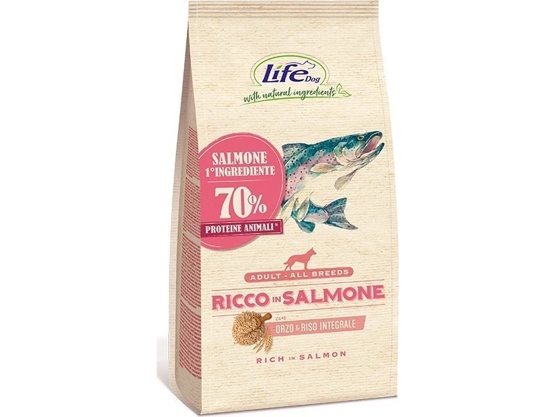 Life Pet Care Life Dog Trockenfutter Lachs 12 Kg