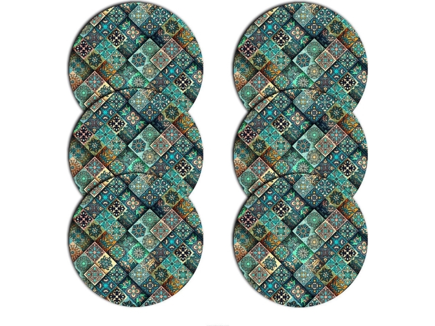 Bertoni 6D apvalaus stalo trinkelių rinkinys - ESTERA