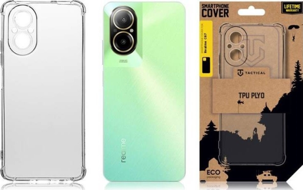 Taktisk Tpu Plyo-Cover Til Realme C67 Transparent