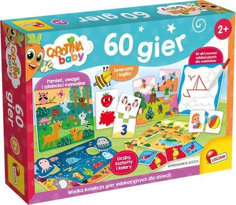 Carotina Baby 60 Pædagogiske Spil Til Børn 102877 Lisciani
