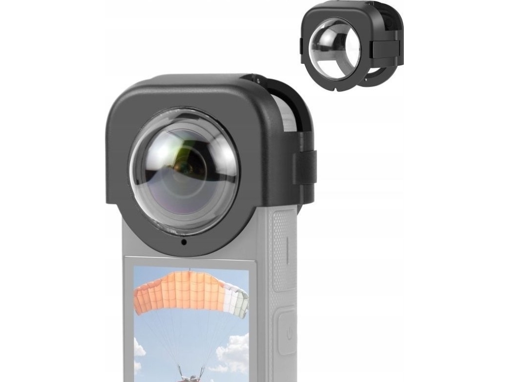Puluz Objektiv Schutz Abdeckung Objektiv Optisches Glas Für Insta360 X4 / X 4 / Pu975