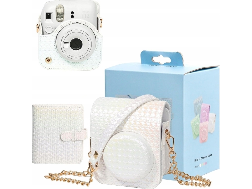 LoveInstant 2-i-1 fodral till Fuji Instax Mini 12 + album för 64 bilder (vit) | Arkivering - Fotoalbum - Fotoalbum | GameStuff