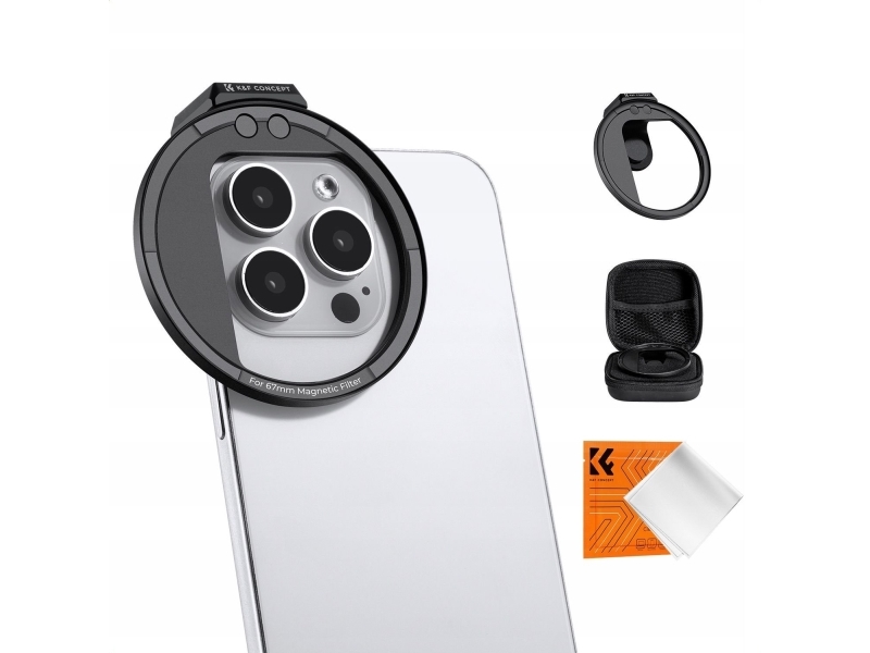 Kf Magnetischer Clip-On Filterhalter 67Mm Für Smartphone K&Ampf Concept / Kf01.2675