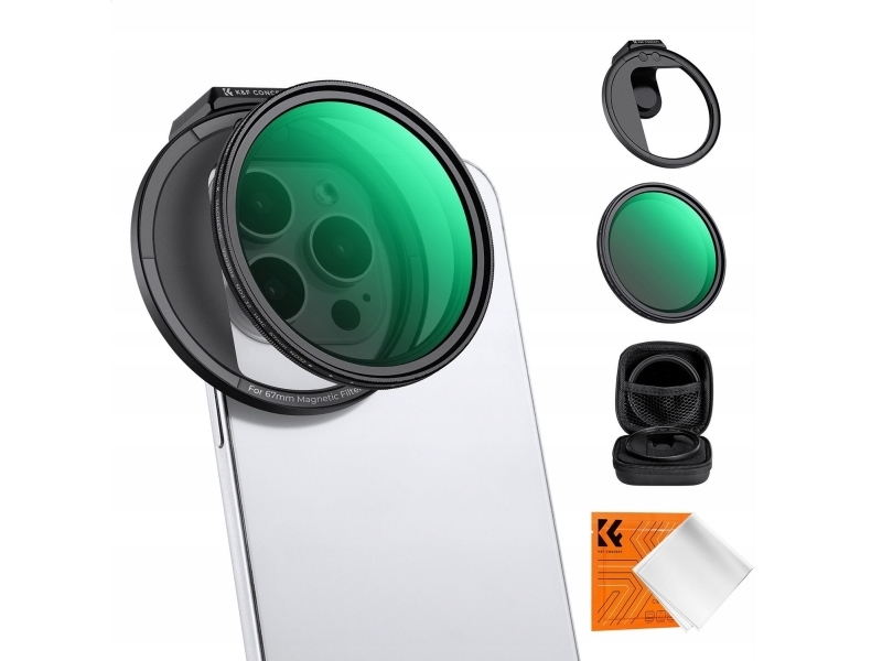 K&F Objektivfilter Grå Nd Nd2-Nd32, Type Fader, Til Telefon, Klips K&F / Kf01.2674