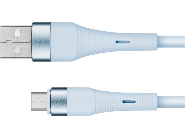 Kruger&Ampmatz Usb-Kabel Usb - Microusb-Kabel 1 M Silikon Blau Kruger&Ampmatz Basic