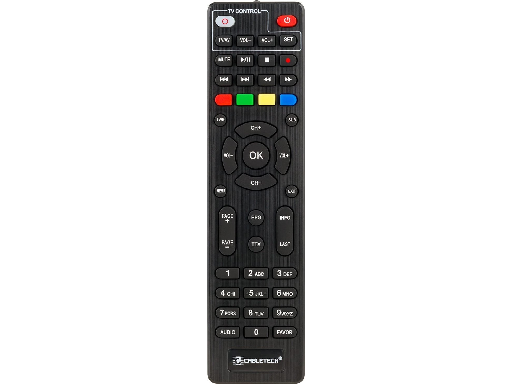 Cabletech Urz0336c/Urz0336b Imtuvo Nuotolinio Valdymo Pultas