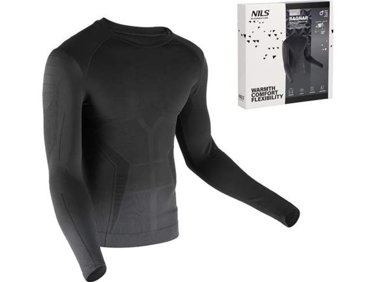 Nils Extreme BTK0060 termo T-shirt sort herre 2XL/3XL RAGNAR NILS