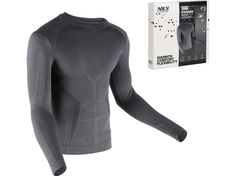 Nils Extreme BTK0060 SHIRT TERMOACTIVE GREY MEN'S 2XL/3XL RAGNAR NILS