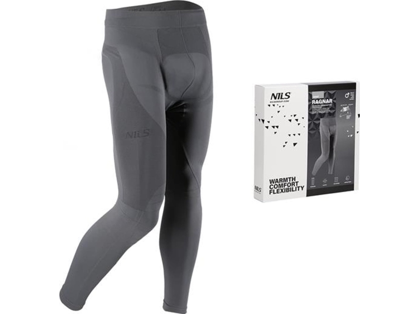 Nils Extreme BTS0060 TERMOACTIVE SHORTS TIL HERRER GRÅ 2XL/3XL RAGNAR NILS