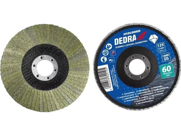 Dedra Diamant Slibeskive 125X22 Mm, Gr. 120
