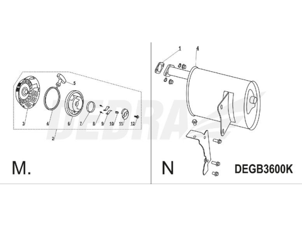 Dedra Brændstoftank