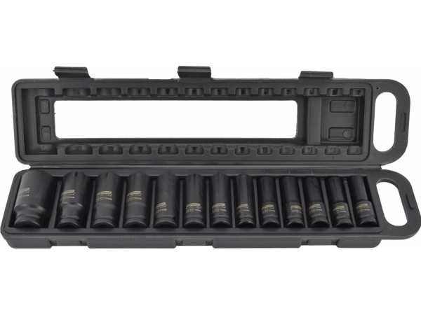 Aw-Tools Smūginių Galvučių Rinkinys Awtools Aw38690bl 1/2'' 10-32 Mm 13 Vnt.