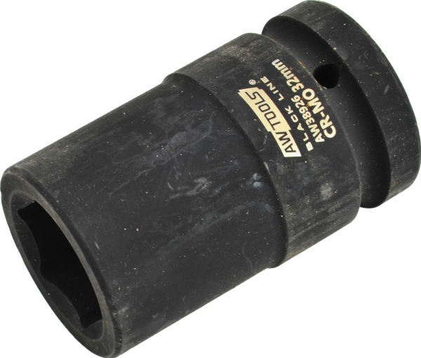 Awtools Krafttopssats Sekskant 1" 30 Mm Black Line