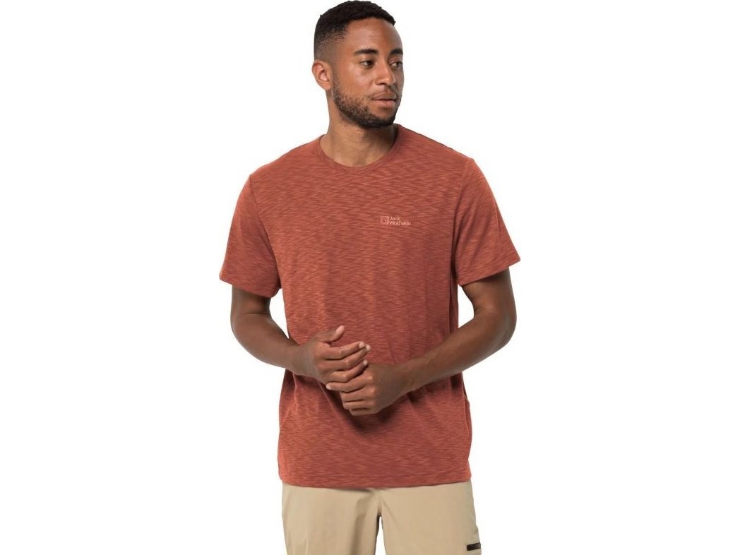 Jack Wolfskin Jack Wolfskin Travel Tee M 1808981-2188 Rød L