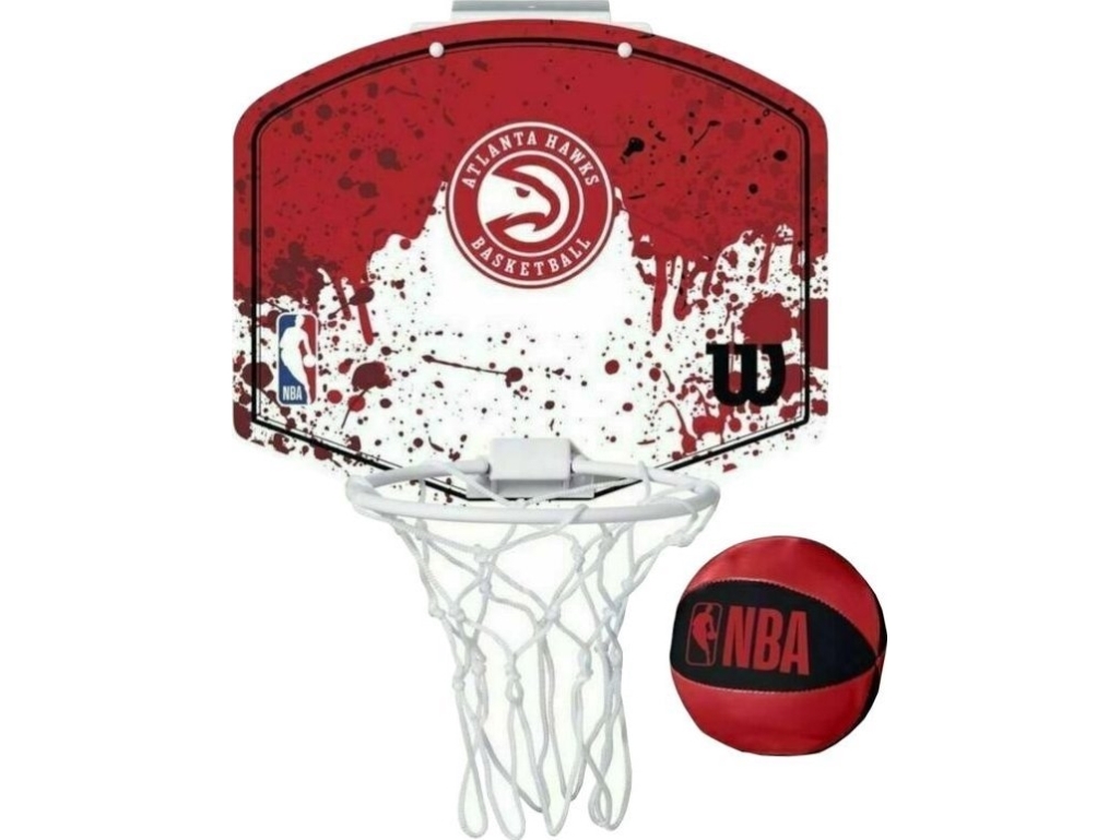 Wilson Wilson Nba Team Atlanta Hawks Mini Hoop Wtba1302atl Rot Einheitsgröße