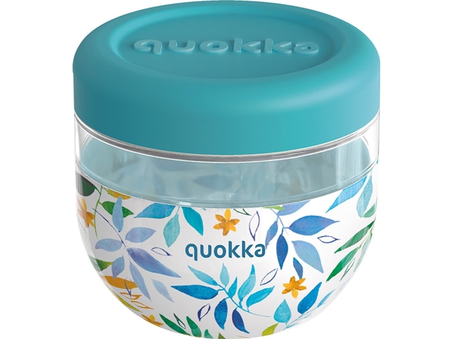 Quokka Quokka Bubble Food Jar - Pojemnik na żywność / lunchbox 770 ml (Watercolor Leaves)