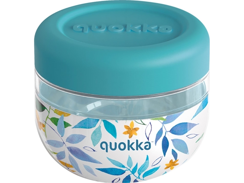 Quokka Bubble Food Jar Lebensmittelbehälter/Lunchbox 500 Ml (Watercolor Leaves)